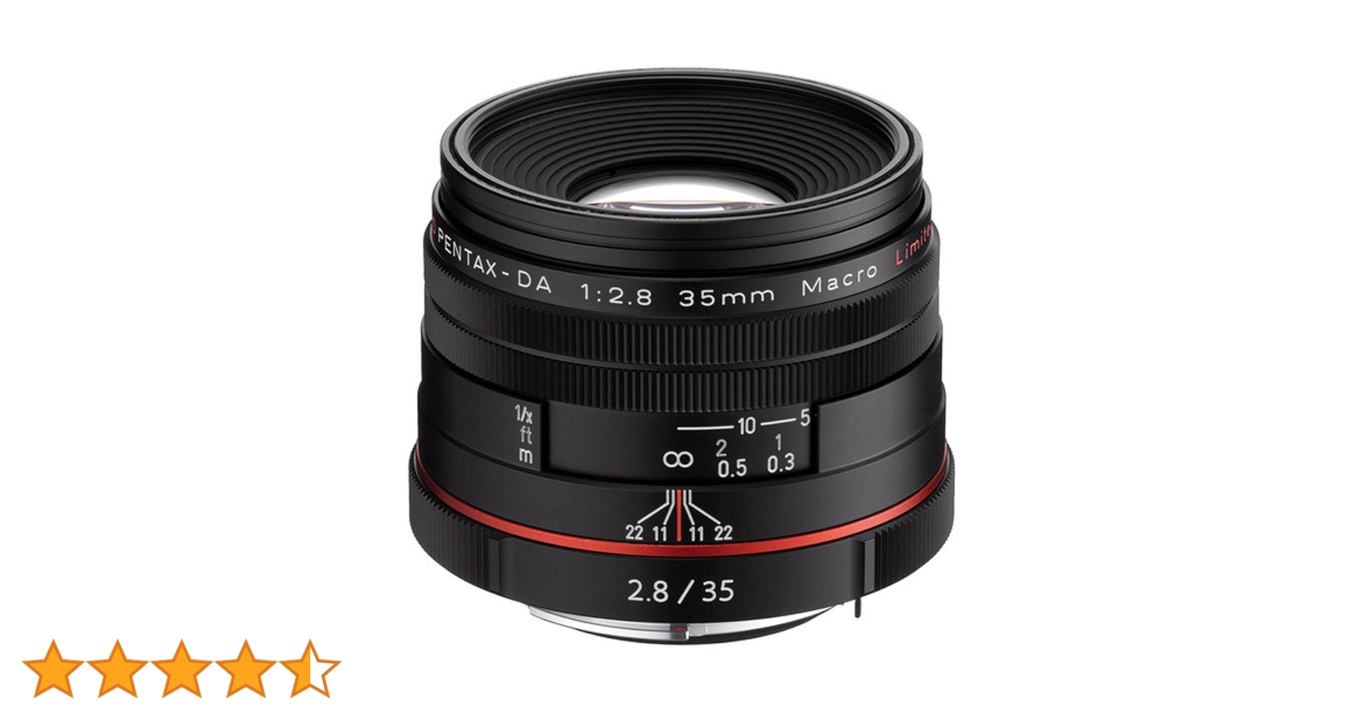 Pentax HD Pentax-DA 35mm F2,8 Limited Objektiv schwarz